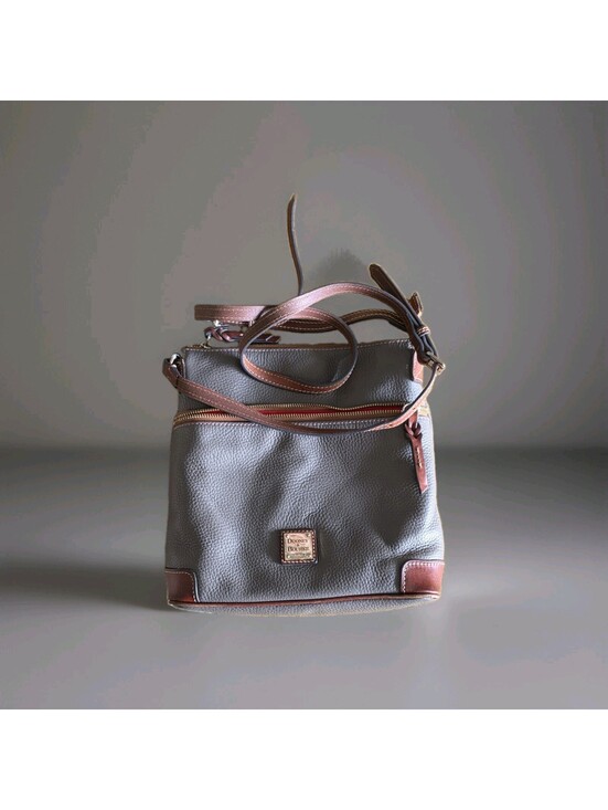 Dooney & Bourke Handbags - Dooney & Bourke Pebble Grain Brown Tan  Crossbody Shoulder Bag